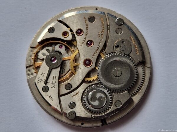 Hamilton cal 699 fam Rolex 618 pocket watch movement