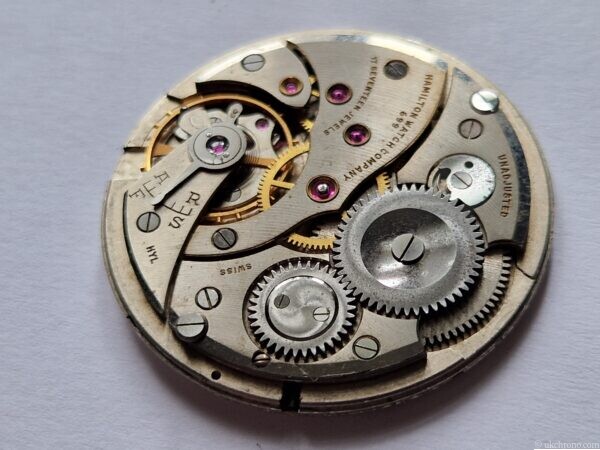 Hamilton cal 699 fam Rolex 618 pocket watch movement
