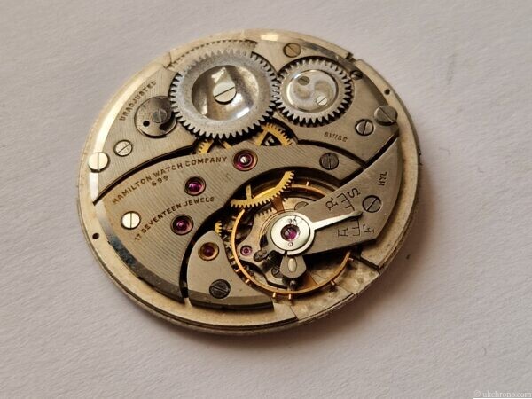 Hamilton cal 699 fam Rolex 618 watch movement