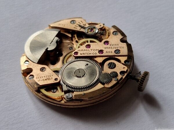Hamilton micro rotor watch movement complete Hamilton cal. 666