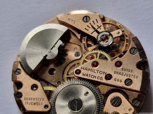 Hamilton micro rotor watch movement complete Hamilton cal. 666