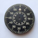 Military Laco Type-B B FL B-Uhr German military pilot watch dial