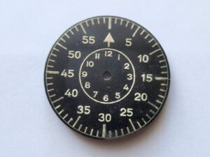 Laco B-UHR FL German military pilot dial Military Laco Type-B B FL B-Uhr German military pilot watch dial