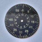 German Military Laco Type-B B B-Uhr pilot watch dial
