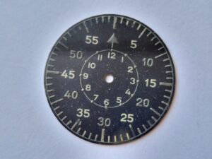 Laco B-UHR FL German military pilots dial 20 German Military Laco Type-B B B-Uhr pilot watch dial