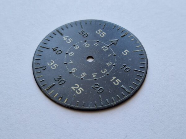 German Military Laco Type-B B B-Uhr pilot watch dial side