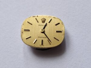 Ladies Rolex precision cal 1401 damaged Vintage Ladies Rolex Precision Watch Movement & Dial Cal. 1401 Project