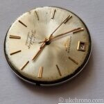 Longines Flagship Watch Movement Cal. 341 with Dial, Hands & Dial Spacer 1960s