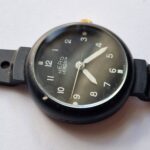 Military Nero LEMANIA photo gun camera watch