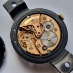 Military Nero LEMANIA photo gun camera watch