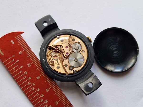 Military Nero LEMANIA photo gun camera watch