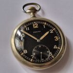 Military officiers ZENITH pocket watcg German DH