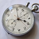 Nero LEMANIA Pocket Watch Split Second Chronograph Rattrapante