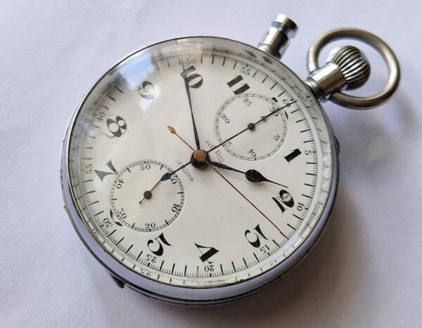 Nero LEMANIA Pocket Watch Split Second Chronograph Rattrapante