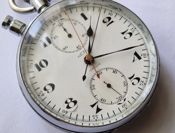 Nero LEMANIA Pocket Watch Split Second Chronograph Rattrapante