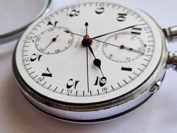 Nero LEMANIA Pocket Watch Split Second Chronograph Rattrapante