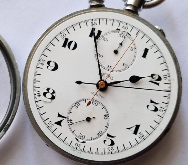 Nero LEMANIA Pocket Watch Split Second Chronograph Rattrapante