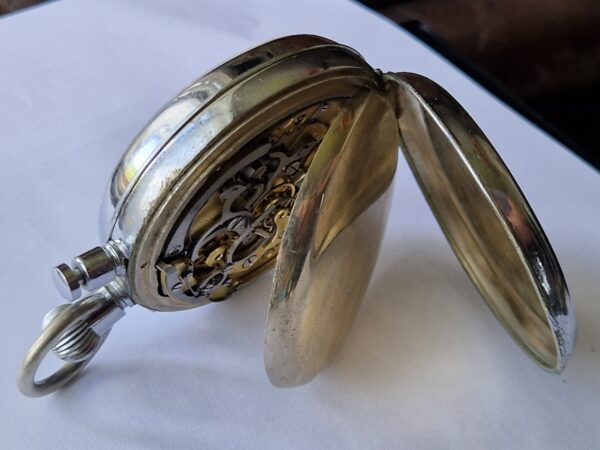 Nero LEMANIA Pocket Watch Split Second Chronograph Rattrapante