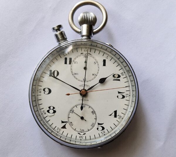 Nero LEMANIA Pocket Watch Split Second Chronograph Rattrapante