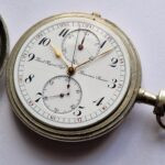 Audemars Piguet pocket watch Chronograph Paul Piguet under glass