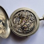 Audemars Piguet pocket watch Chronograph Paul Piguet under back case - movement