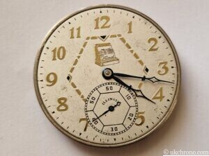 Pocket watch movement Illinois Double Roller 4 Illinois Double Roller Pocket Watch Movement 39.9mm Project