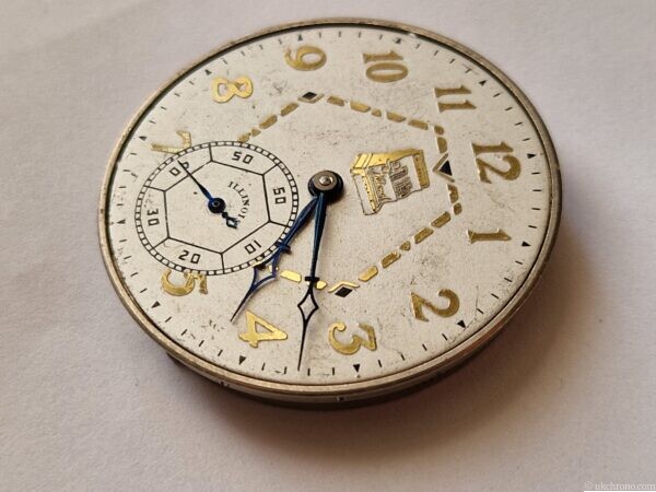 Illinois Double Roller Pocket Watch Movement 39.9mm Project