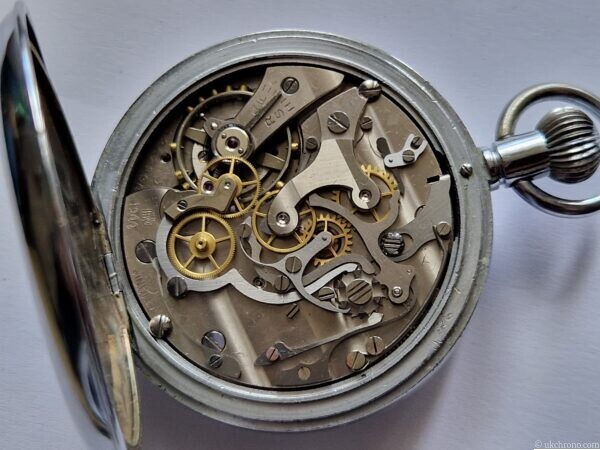 Nero Lemania Military Pocket Chronograph Project Cal. 1900