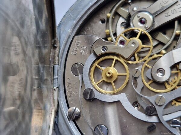 Nero Lemania Military Pocket Chronograph Project Cal. 1900