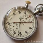 rattrapante Nero lemania chronograph military royal navy stop watch