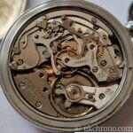 rattrapante Nero lemania chronograph military royal navy stop watch