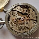 rattrapante Nero lemania chronograph military royal navy stop watch