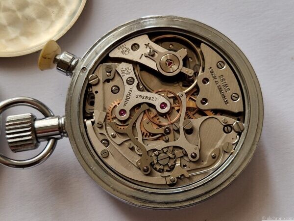 rattrapante Nero lemania chronograph military royal navy stop watch