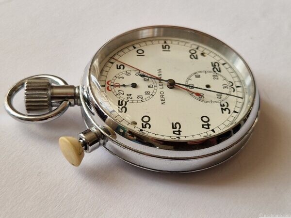 rattrapante Nero lemania chronograph military royal navy stop watch