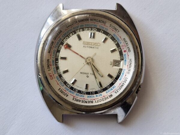 SEIKO GMT 6117 6400 World Time watch collectible automatic watch