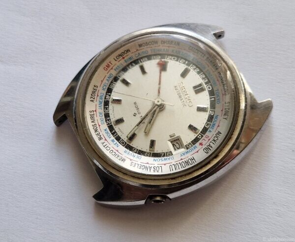 SEIKO GMT 6117 6400 World Time watch collectible automatic watch
