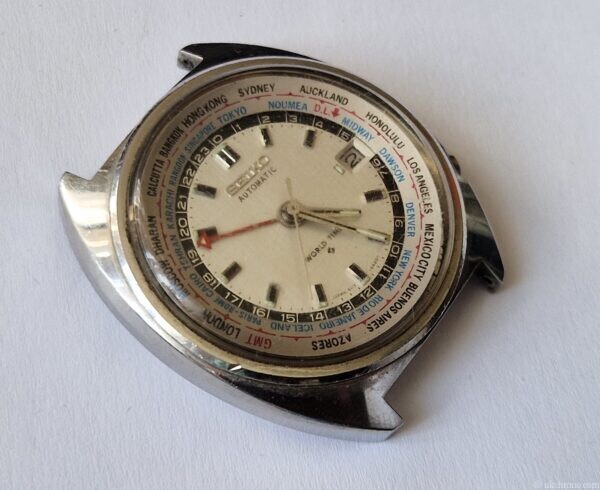 SEIKO GMT 6117 6400 World Time watch collectible automatic watch