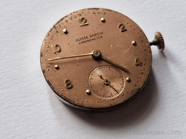 Share Ulysse Nardin Chronometre watch movement Vintage Corp of America