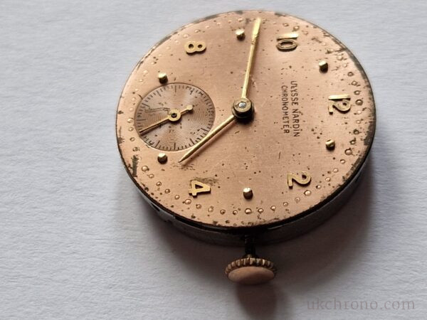 Share Ulysse Nardin Chronometre watch movement Vintage Corp of America