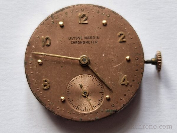 Share Ulysse Nardin Chronometre watch movement Vintage Corp of America
