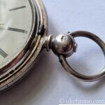 Solid Silver Liverpool Key Winding Full Hunter Pocket Watch
