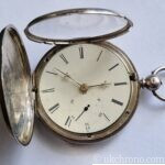 Solid Silver Liverpool Key Winding Full Hunter Pocket Watch
