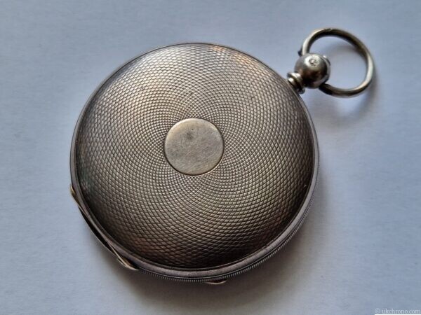 Solid Silver Liverpool Key Winding Full Hunter Pocket Watch