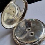 Solid Silver Liverpool Key Winding Full Hunter Pocket Watch
