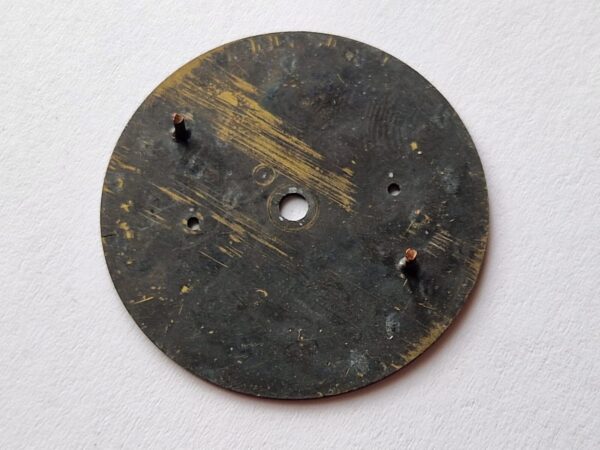 Military Urofa 59 Tutima Pilots dial back side