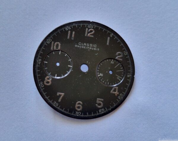 Urofa 59 watch dial by Kurtz