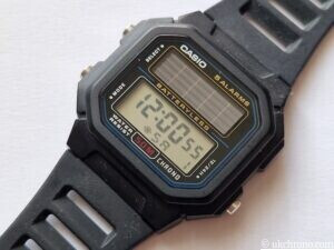 Vintage CASIO 50m Chrono Sonar 3274 AL 190 W Digital watch LCD 1 Vintage Casio 50M Chrono Sonar AL-190W Module 3274 Digital Watch