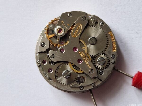 Vintage DOXA Cal. 155 Alarm Movement Complete Balance Good Condition