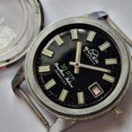 Vintage Divers Buler Swiss 21 Jewel Jemaflex 30 ATM project Watch
