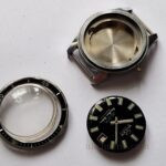 Vintage Divers Buler Swiss 21 Jewel Jemaflex 30 ATM project Watch